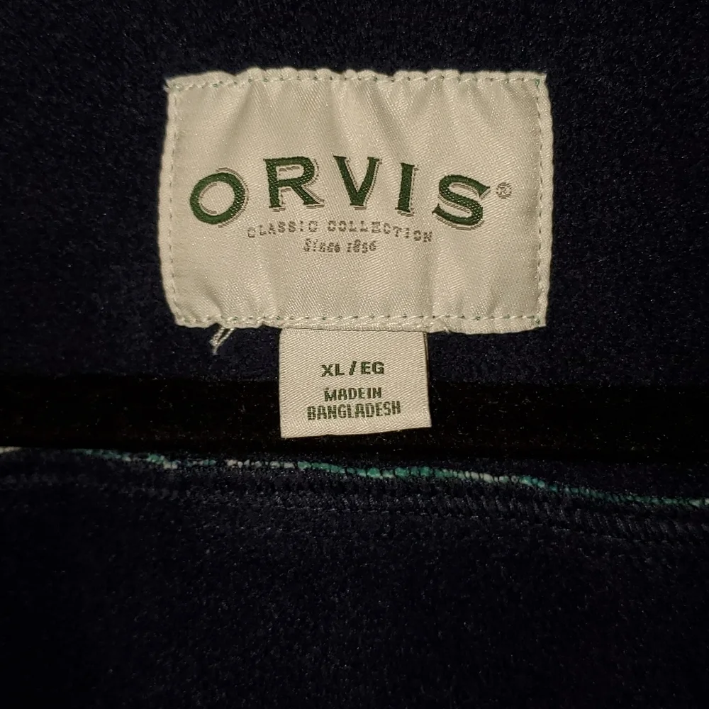 ORVIS Plaid Button-Up Shacket Size XL - Picture 2 of 6